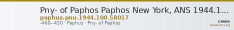 Pny- of Paphos Paphos New York, ANS 1944.100.58017-19 — CANOA