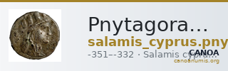 Pnytagoras of Salamis Salamis BMC Salamis 77-78, 80-84 — CANOA