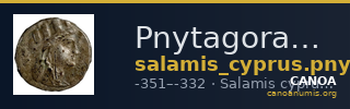 Pnytagoras of Salamis Salamis BMC Salamis 77-78, 80-84 — CANOA