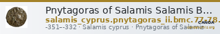 Pnytagoras of Salamis Salamis BMC Salamis 77-78, 80-84 — CANOA
