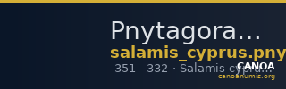 Pnytagoras of Salamis Salamis BMC Salamis 79 — CANOA