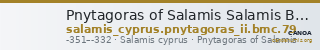 Pnytagoras of Salamis Salamis BMC Salamis 79 — CANOA