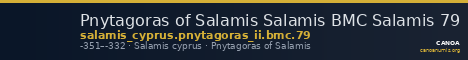 Pnytagoras of Salamis Salamis BMC Salamis 79 — CANOA