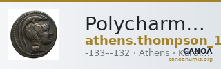 Polycharmos Athens Thompson 1961 368bis, 376-382 — CANOA