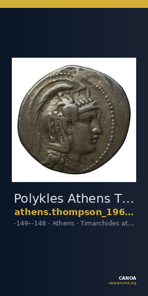 Polykles Athens Thompson 1961 101X-110 — CANOA