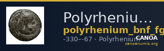 Polyrhenium Paris FG 515 — CANOA