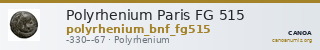Polyrhenium Paris FG 515 — CANOA