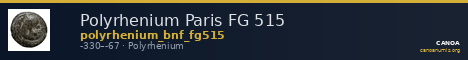 Polyrhenium Paris FG 515 — CANOA