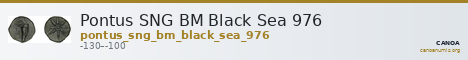 Pontus SNG BM Black Sea 976 — CANOA