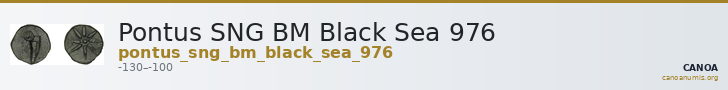 Pontus SNG BM Black Sea 976 — CANOA