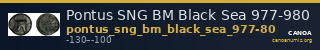 Pontus SNG BM Black Sea 977-980 — CANOA
