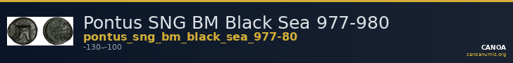 Pontus SNG BM Black Sea 977-980 — CANOA