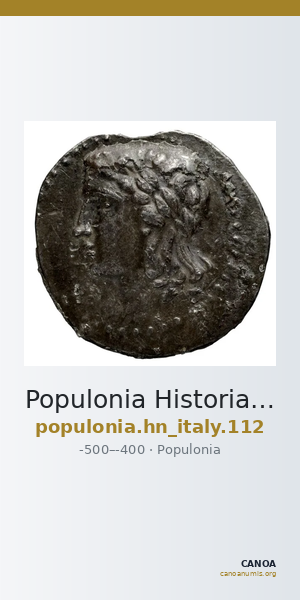 Populonia Historia Numorum Italy 112 — CANOA