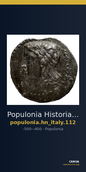 Populonia Historia Numorum Italy 112 — CANOA
