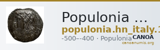 Populonia Historia Numorum Italy 112 — CANOA