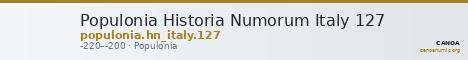 Populonia Historia Numorum Italy 127 — CANOA