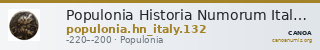 Populonia Historia Numorum Italy 132 — CANOA