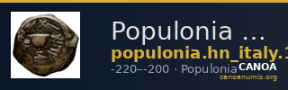 Populonia Historia Numorum Italy 150 — CANOA