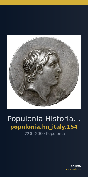 Populonia Historia Numorum Italy 154 — CANOA