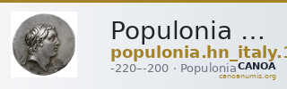 Populonia Historia Numorum Italy 154 — CANOA