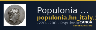 Populonia Historia Numorum Italy 154 — CANOA