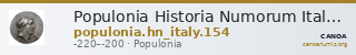 Populonia Historia Numorum Italy 154 — CANOA