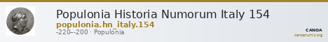 Populonia Historia Numorum Italy 154 — CANOA