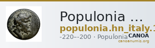 Populonia Historia Numorum Italy 155 — CANOA
