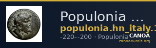 Populonia Historia Numorum Italy 155 — CANOA