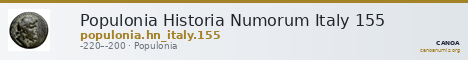 Populonia Historia Numorum Italy 155 — CANOA