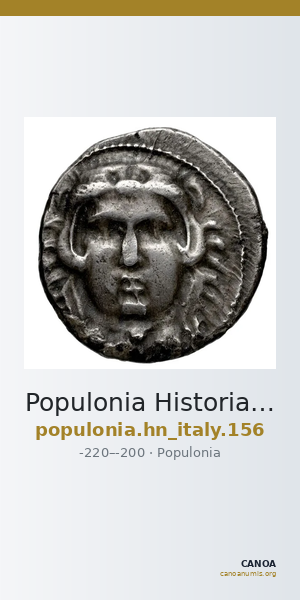 Populonia Historia Numorum Italy 156 — CANOA
