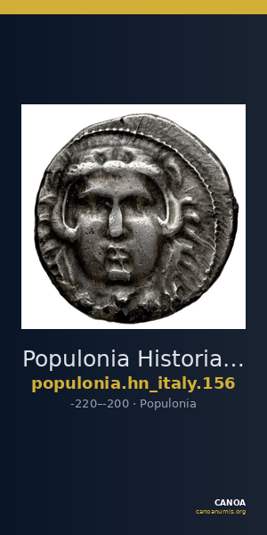 Populonia Historia Numorum Italy 156 — CANOA