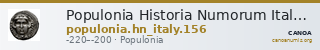 Populonia Historia Numorum Italy 156 — CANOA