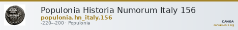 Populonia Historia Numorum Italy 156 — CANOA