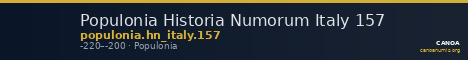 Populonia Historia Numorum Italy 157 — CANOA