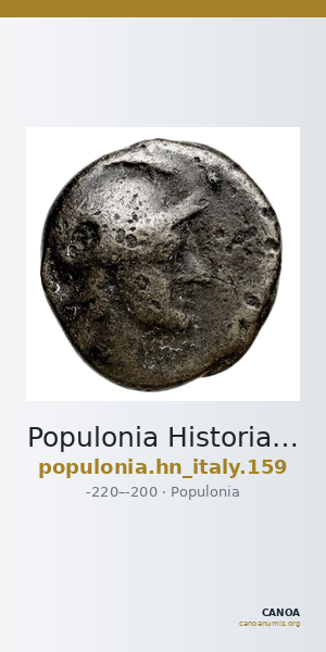 Populonia Historia Numorum Italy 159 — CANOA