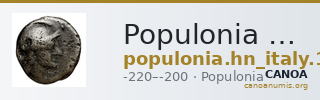 Populonia Historia Numorum Italy 159 — CANOA