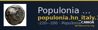 Populonia Historia Numorum Italy 159 — CANOA