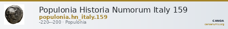 Populonia Historia Numorum Italy 159 — CANOA