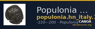 Populonia Historia Numorum Italy 165 — CANOA