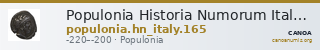 Populonia Historia Numorum Italy 165 — CANOA