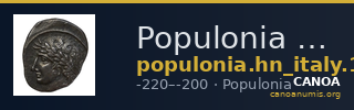 Populonia Historia Numorum Italy 168 — CANOA