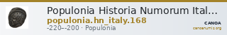 Populonia Historia Numorum Italy 168 — CANOA