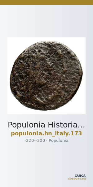 Populonia Historia Numorum Italy 173 — CANOA