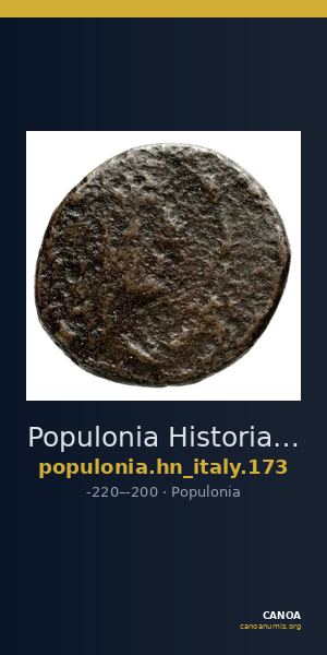 Populonia Historia Numorum Italy 173 — CANOA