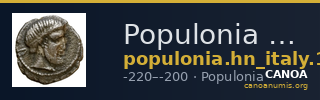 Populonia Historia Numorum Italy 174 — CANOA