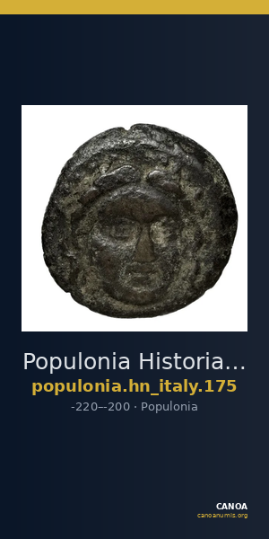 Populonia Historia Numorum Italy 175 — CANOA