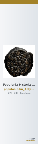 Populonia Historia Numorum Italy 186 — CANOA