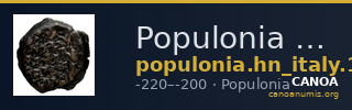 Populonia Historia Numorum Italy 186 — CANOA