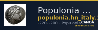 Populonia Historia Numorum Italy 195 — CANOA